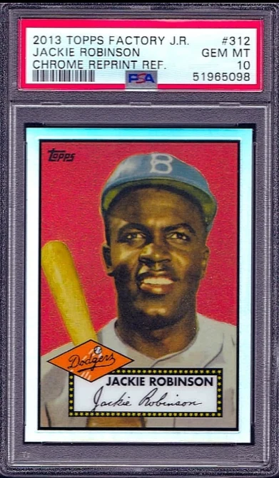 Jackie Robinson · Chrome Reprint